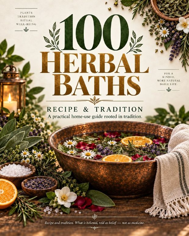 Cover of 100 Herbal Baths